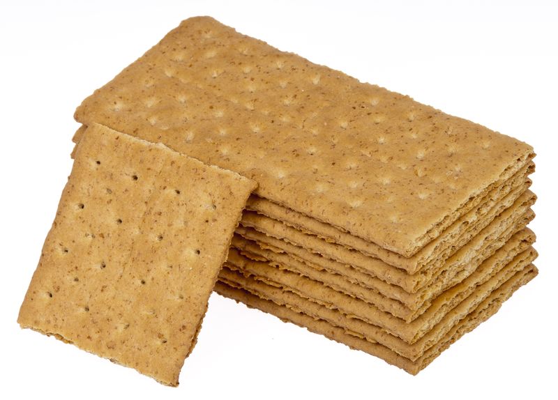 分离的美味饼干
