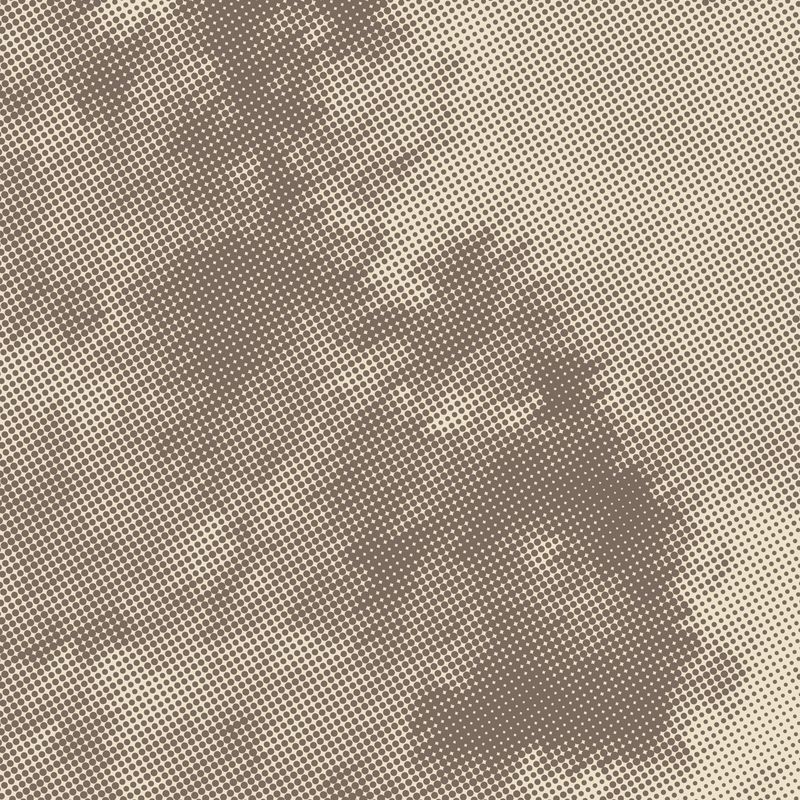 旧报纸半色调抽象点状背景和纹理