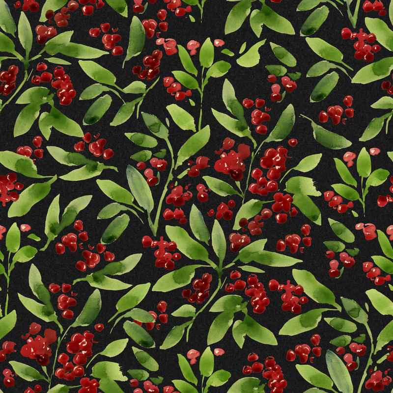 手绘红醋栗背景