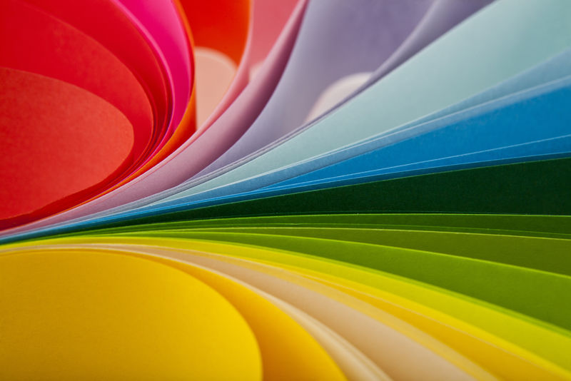 从彩色纸中提取背景