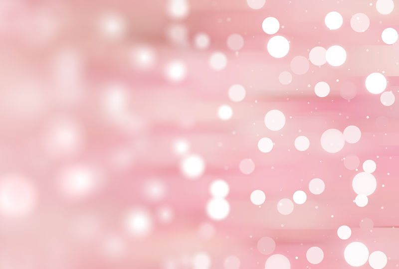 背景：粉红Bokh圆-美丽的背景与粒子