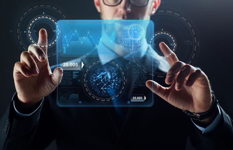 商家触摸虚拟屏幕