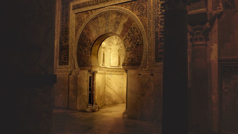 历史建筑中的旧走廊