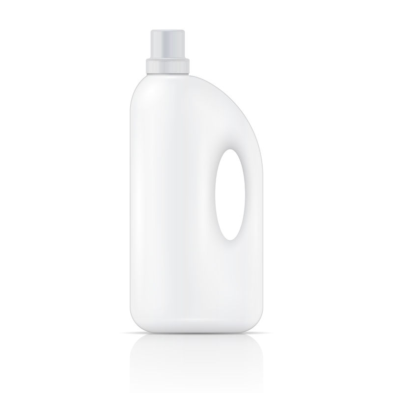 白色液体洗衣粉瓶。