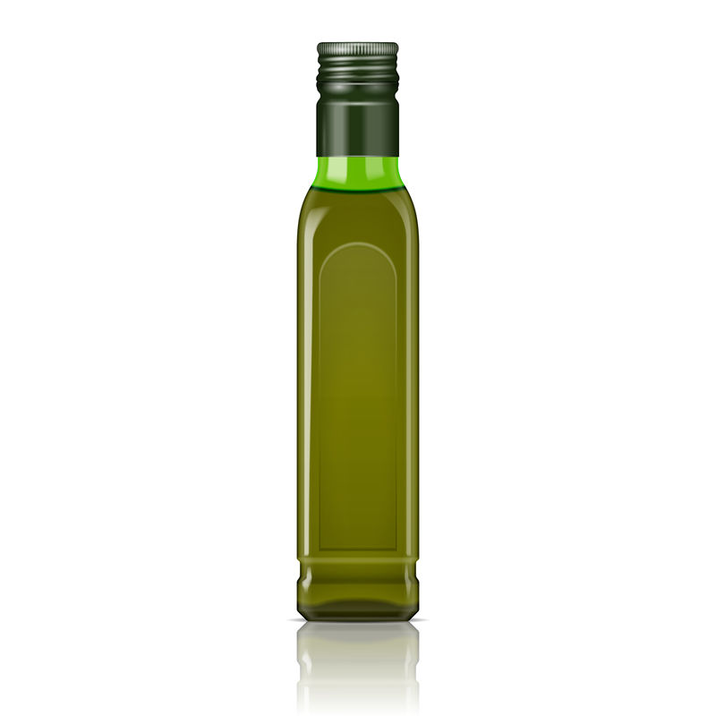 橄榄油瓶模板。