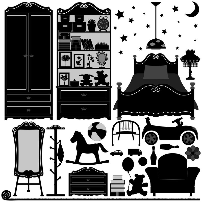 儿童卧室室内设计居室家具