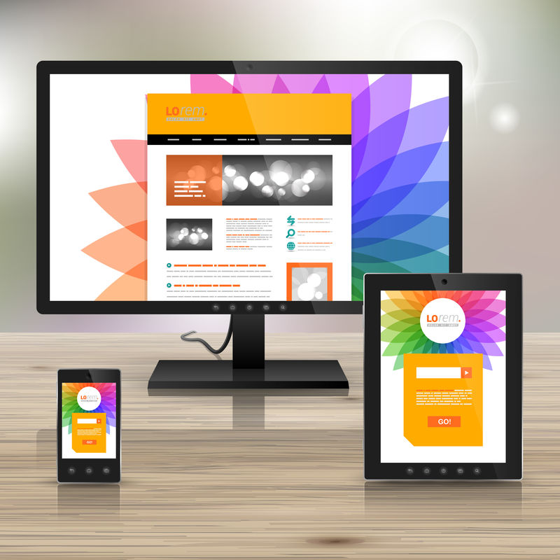 带应用程序的企业模板设计