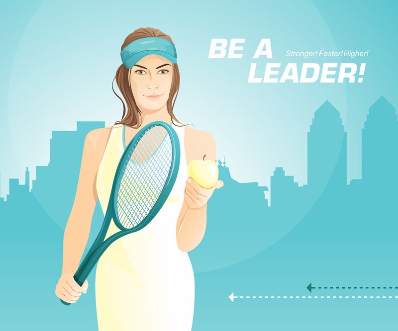 矢量运动背景设计