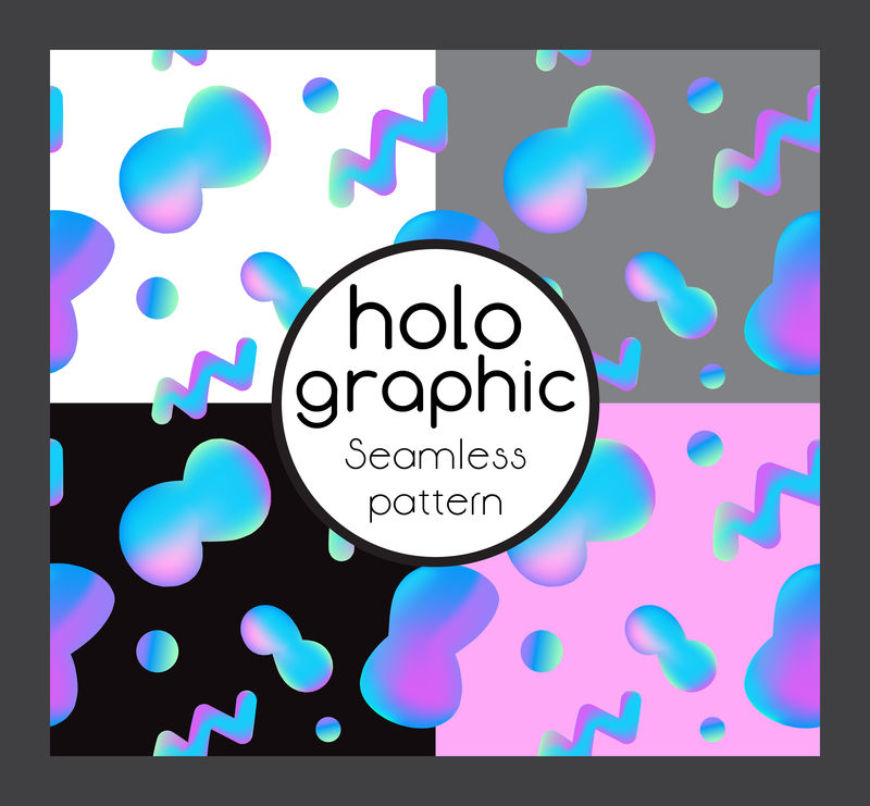 明亮的全息背景