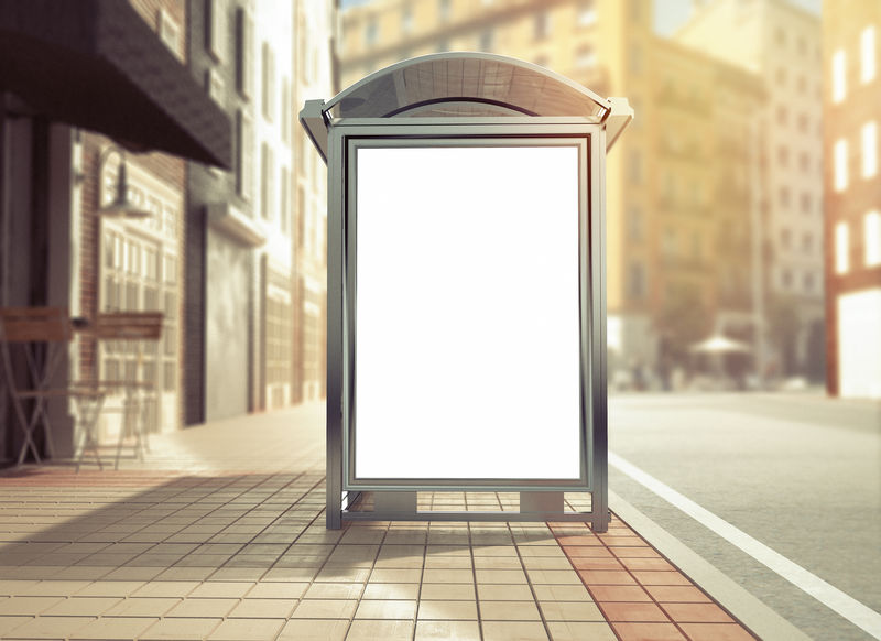 公交车站模型的三维绘制