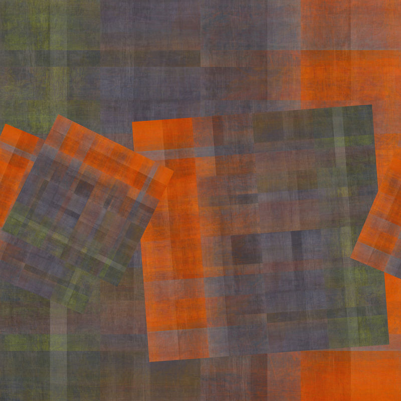 艺术抽象几何纹理带方形的彩色背景