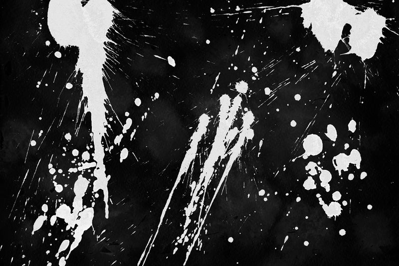 豪华的金白色金属漆飞溅在水彩纸背景上的效果-金光闪闪的飞溅纹理-美丽的女性背景