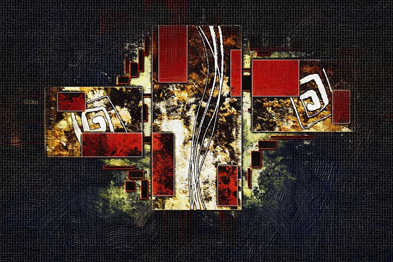 抽象色彩设计艺术插图