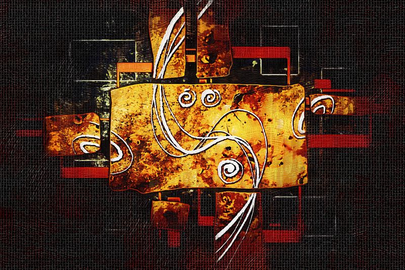 抽象色彩设计艺术插图