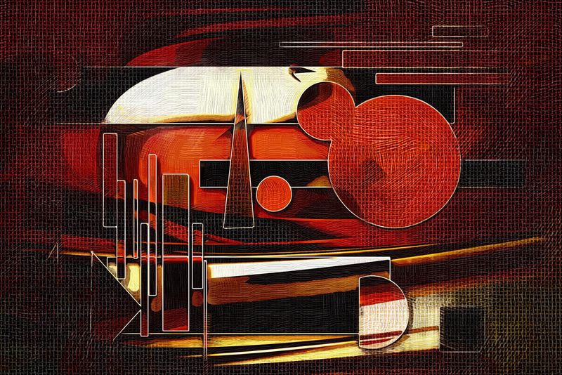 抽象色彩设计艺术插图