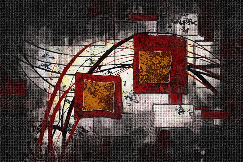 抽象色彩设计艺术插图