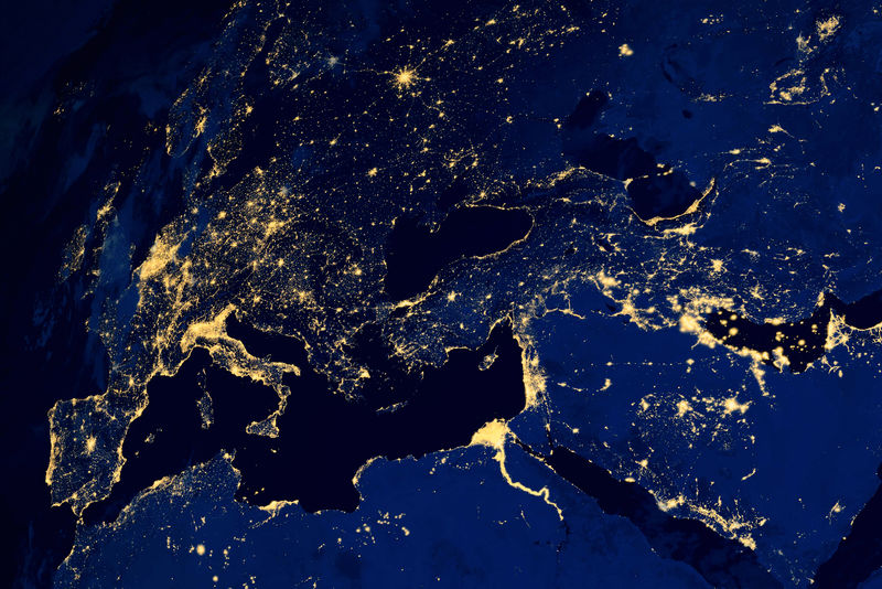 各国夜景卫星图图片