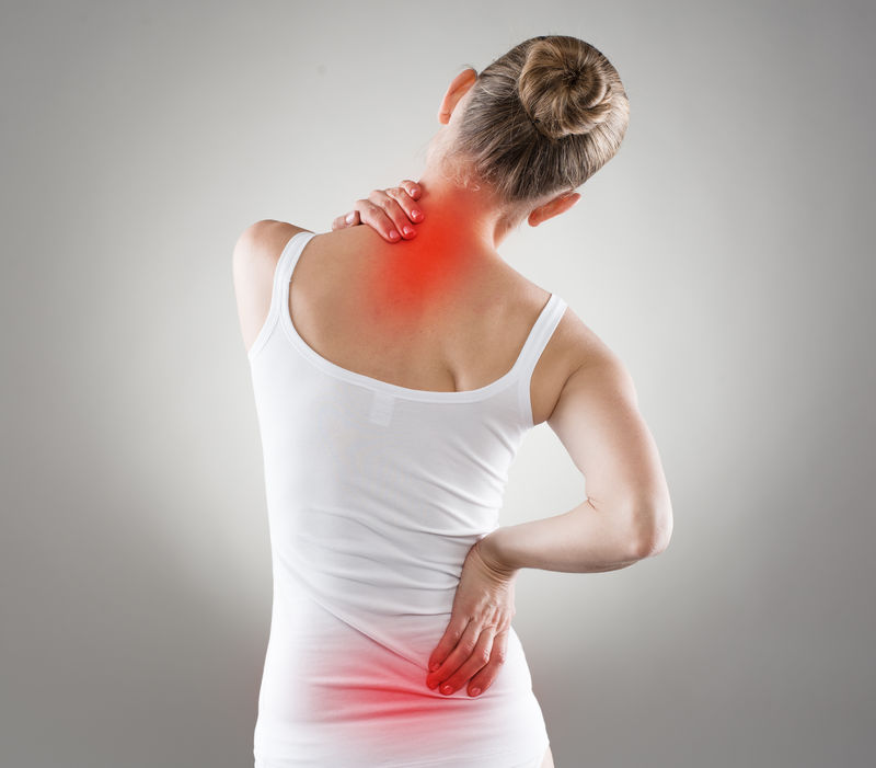 女人背部疼痛图片图片
