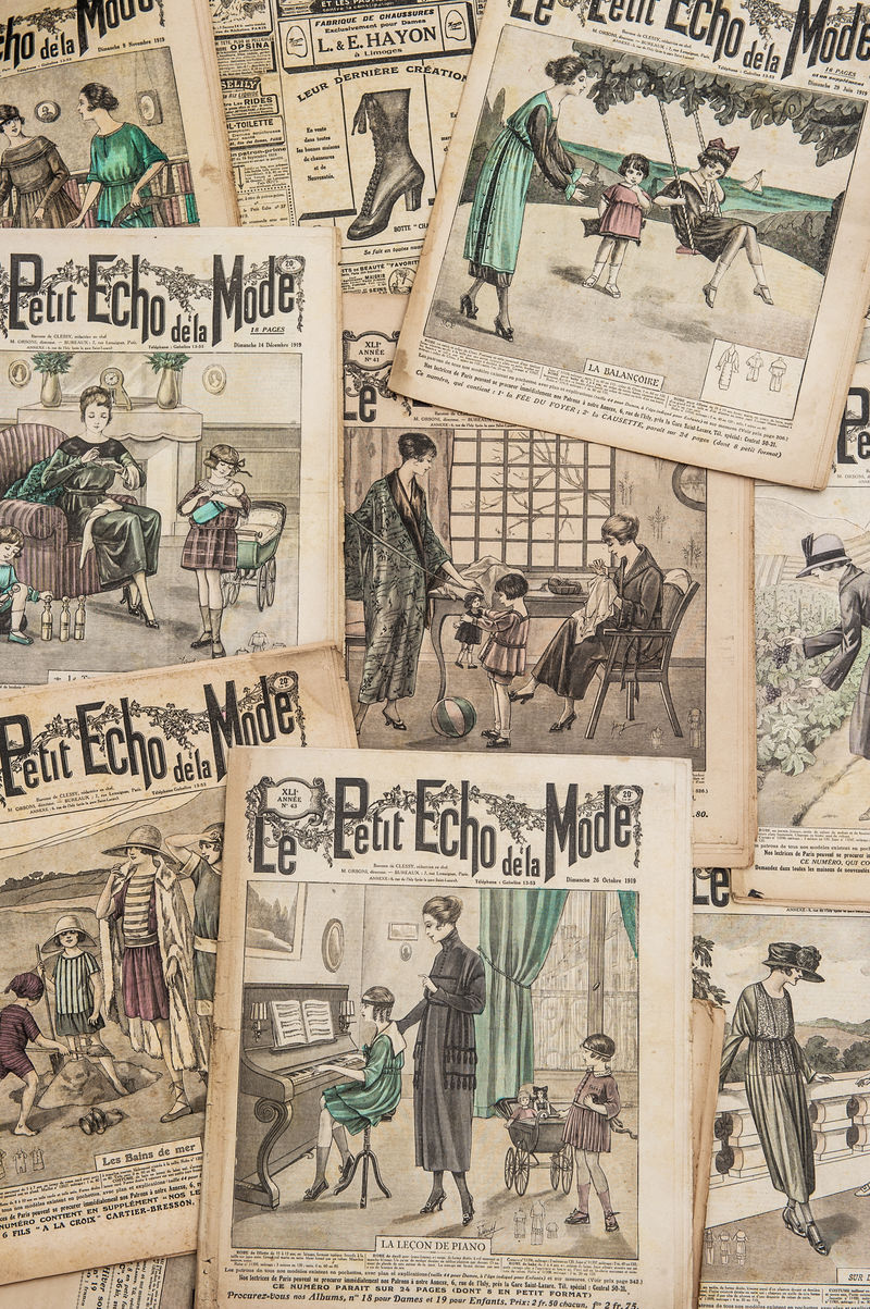 法国时尚杂志《时尚小回声》一个女人的文采杂志