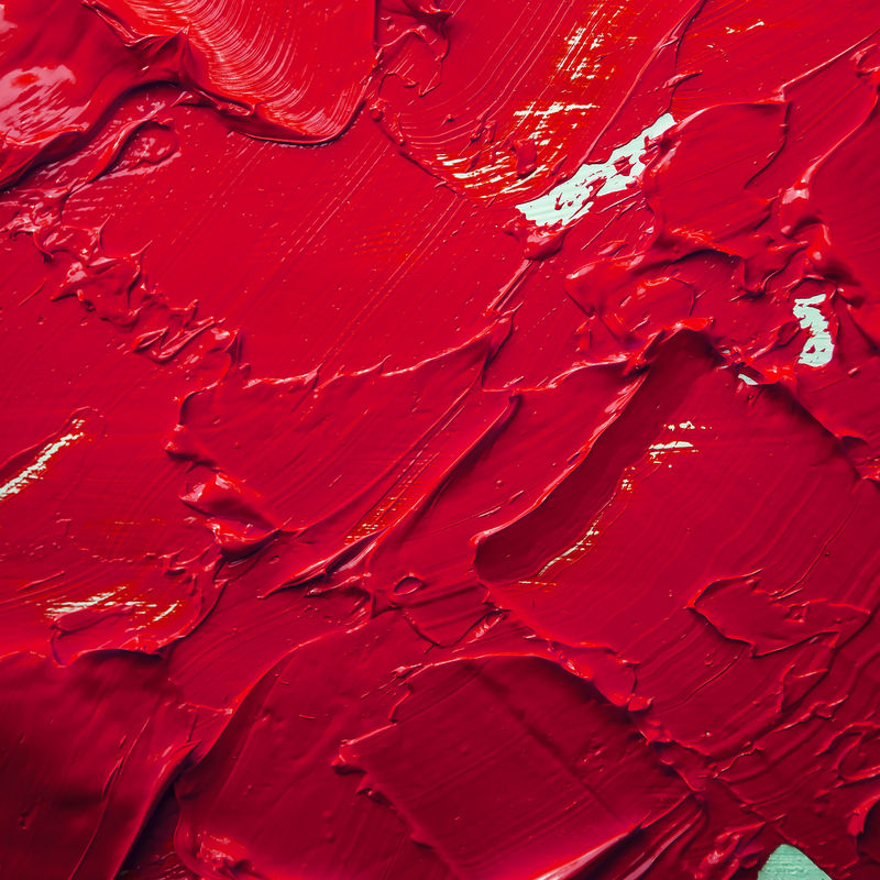 橙色抽象笔触涂抹背景油