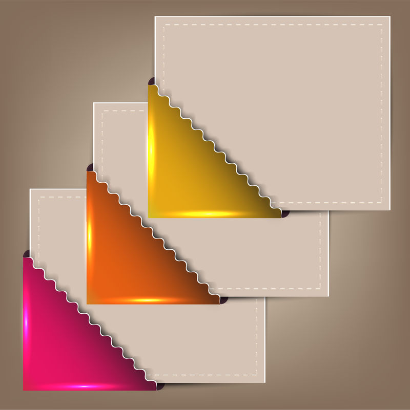 彩色书签和文字注释