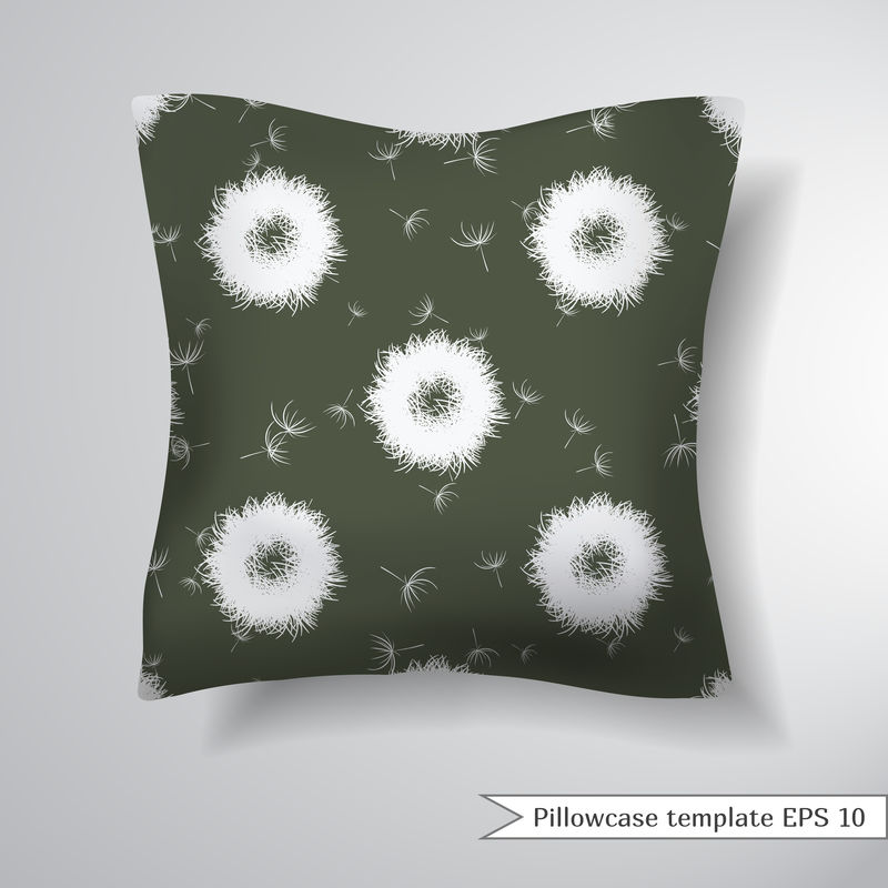 创意沙发方形枕头。