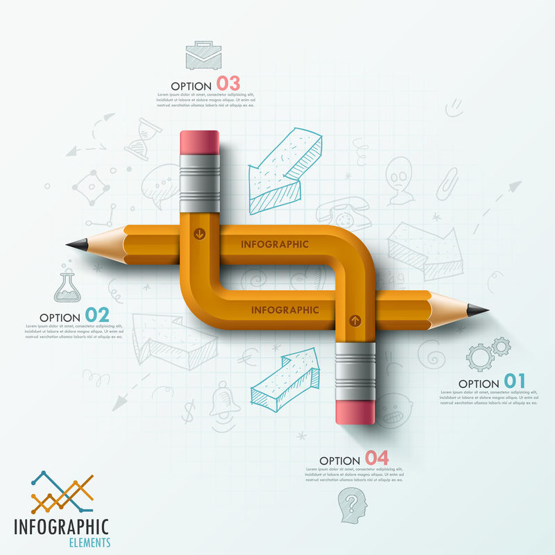 现代信息图表模板