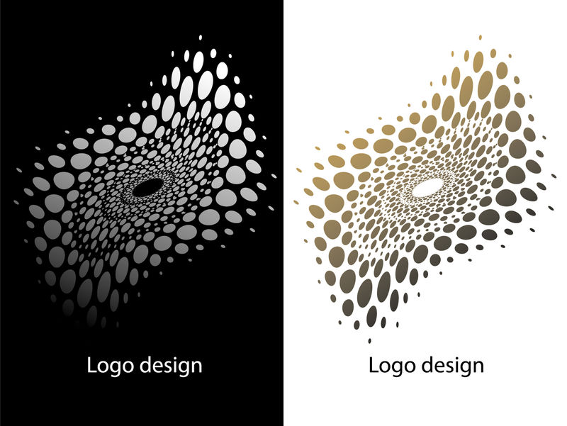 抽象标志设计-圆形标志矢量