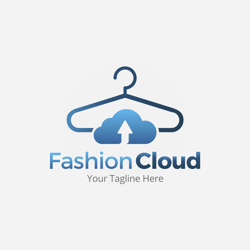 时尚云标识模板