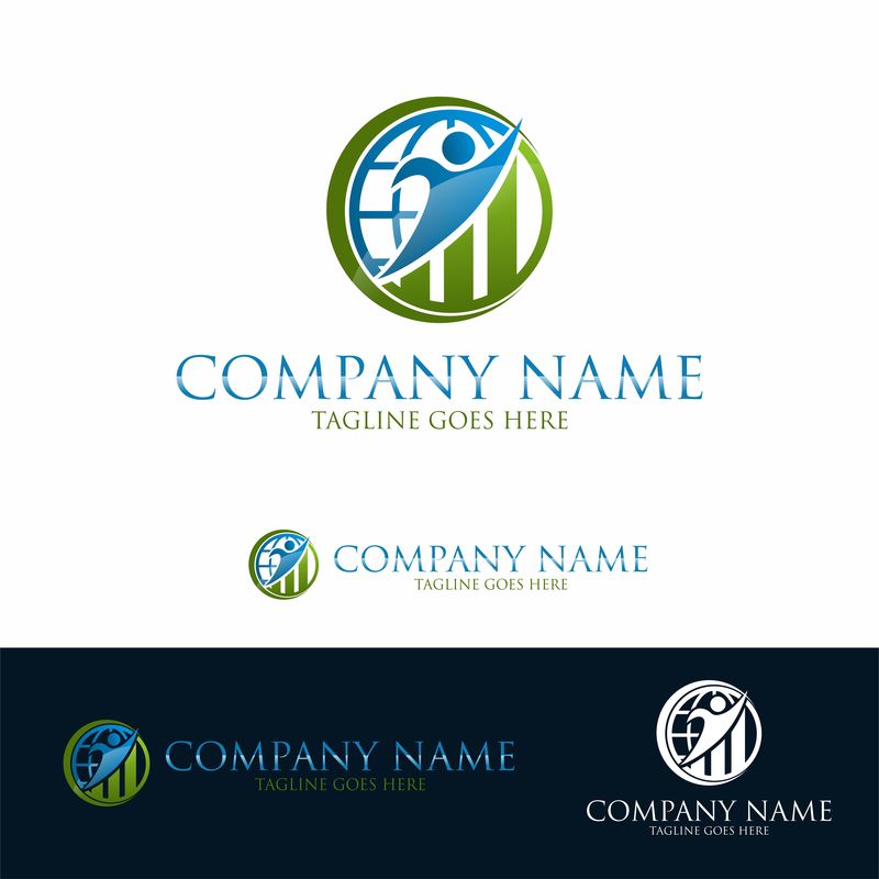 健康人、叶子标识设计说明