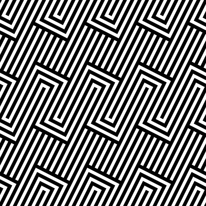 矢量无缝纹理-现代抽象背景-斜条背景上的矩形单色几何图案