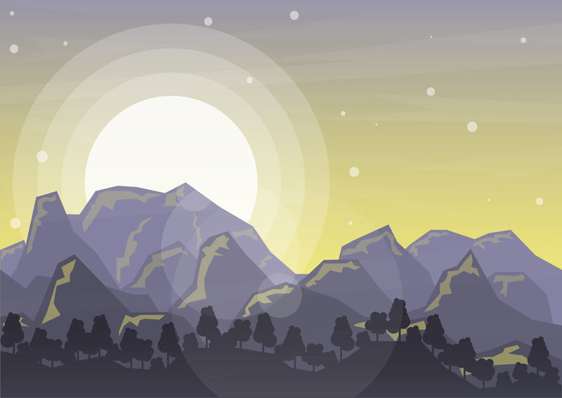 创意景观模板传单小册子矢量纸信息图形和横幅概念设计模板