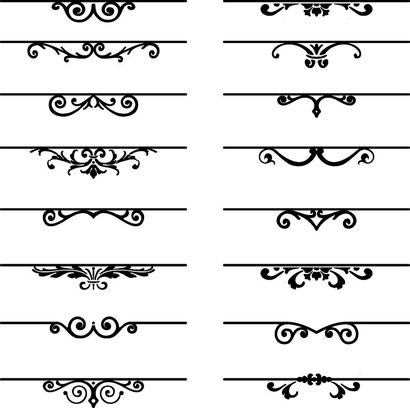 一套装饰华丽的元素