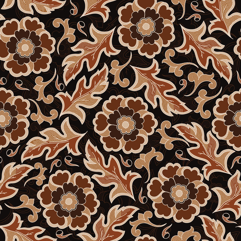 Henna Mehendy纹身涂鸦无缝图案