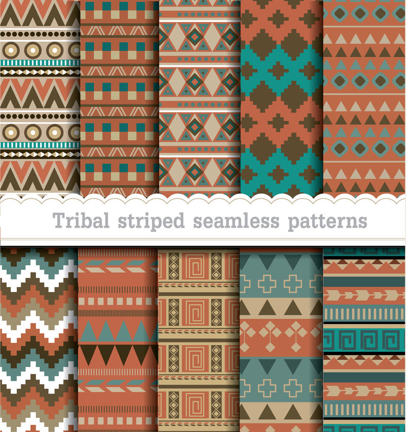部落条纹缝合图案-包括插画用户的手表