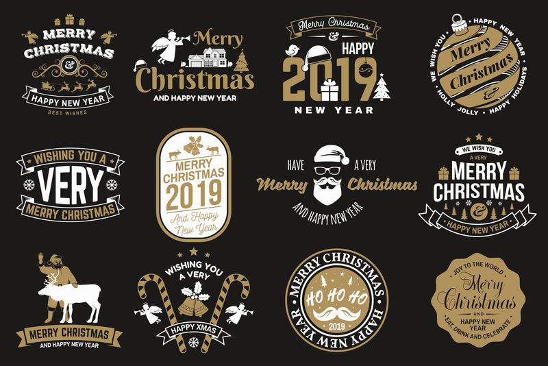 圣诞快乐邮票套装，雪花贴纸套装，挂圣诞球，圣诞帽，糖果。