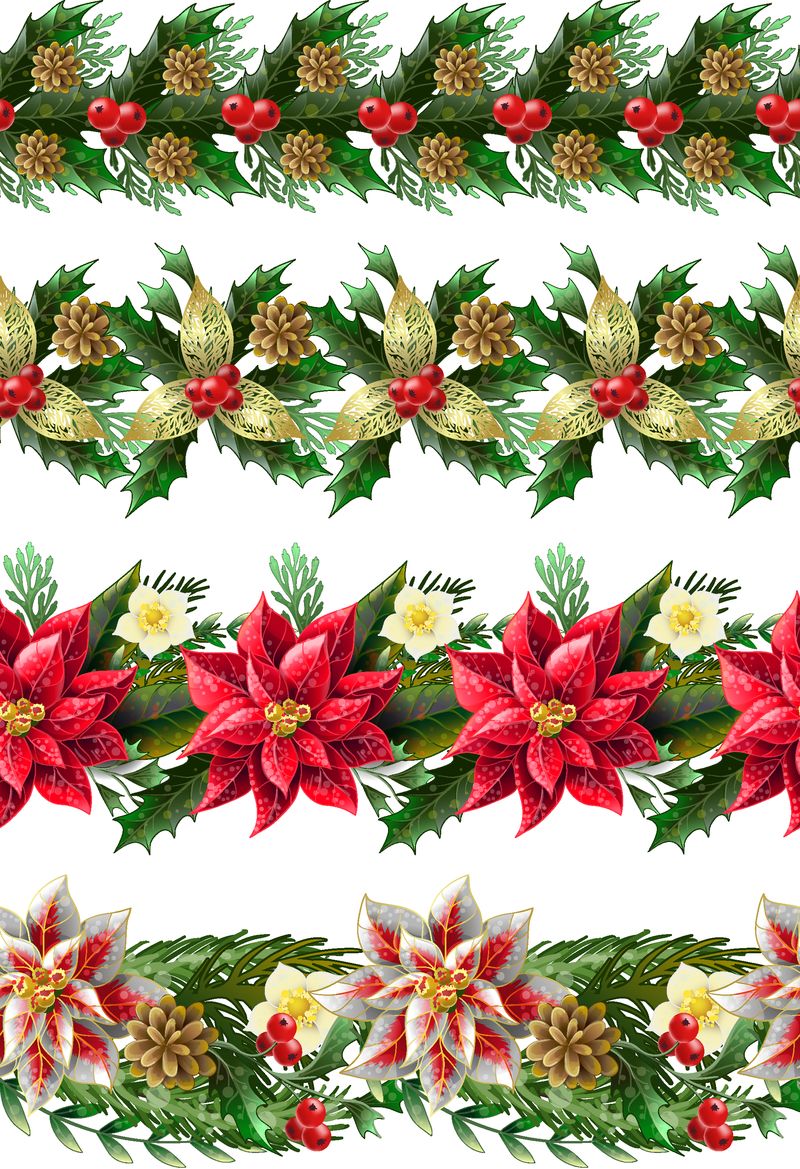 矢量圣诞树装饰