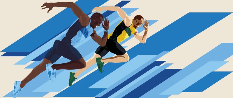 矢量运动背景设计