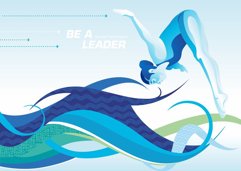 矢量运动背景设计