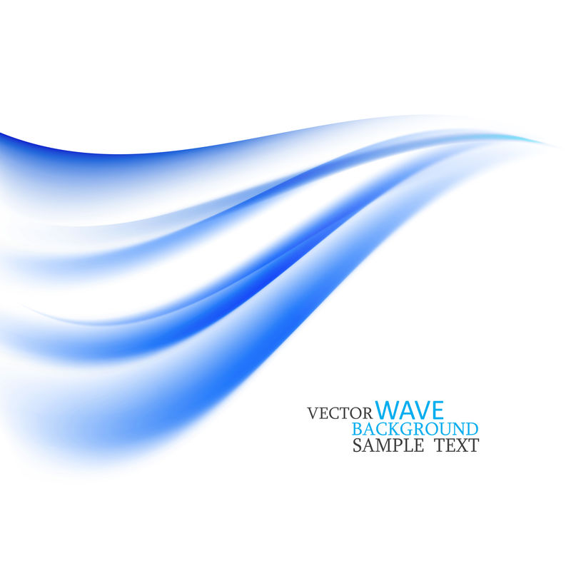 多彩波浪优雅的背景。矢量设计。包含渐变网格