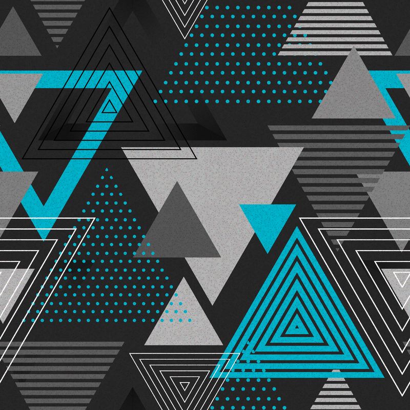 抽象的Hipster多边形三角形背景-无缝三角形背景