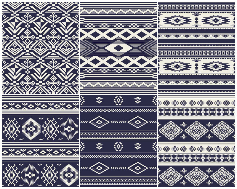 Zentangle风格的无缝图案(、涂鸦)