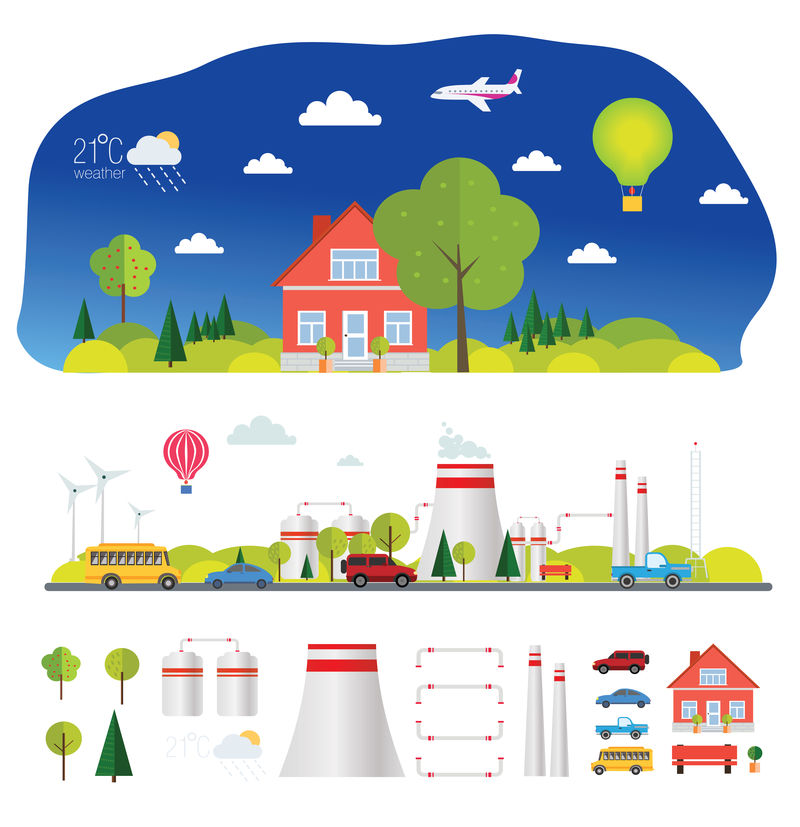 平面信息生态植物