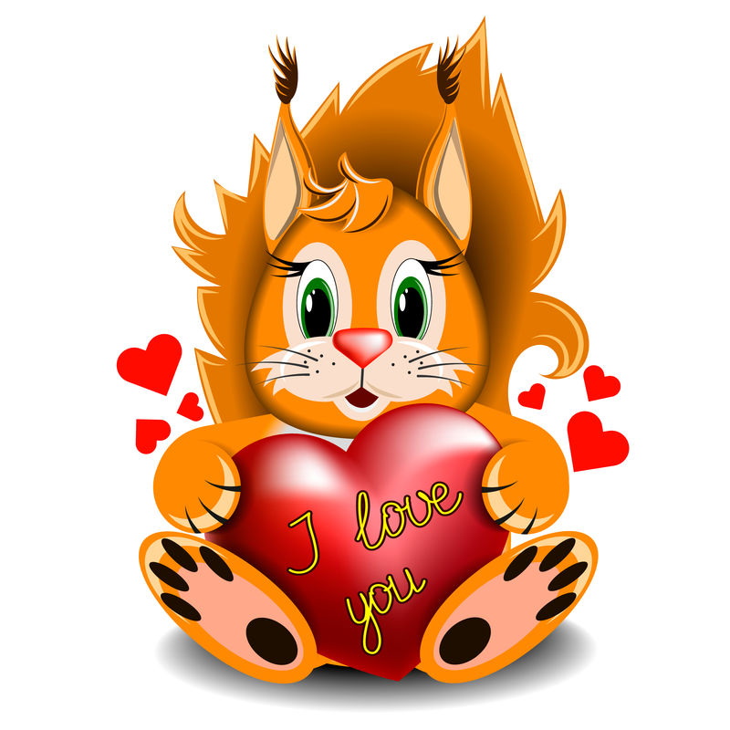 有爱心的松鼠