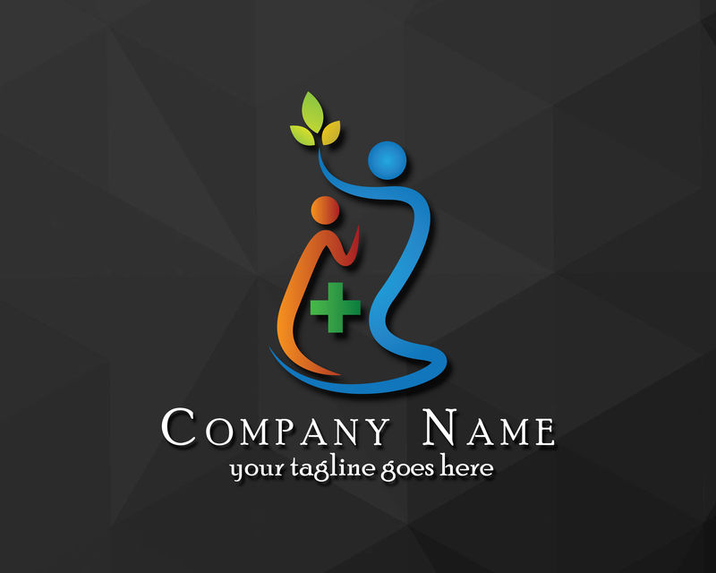 矢量的彩色企业标志