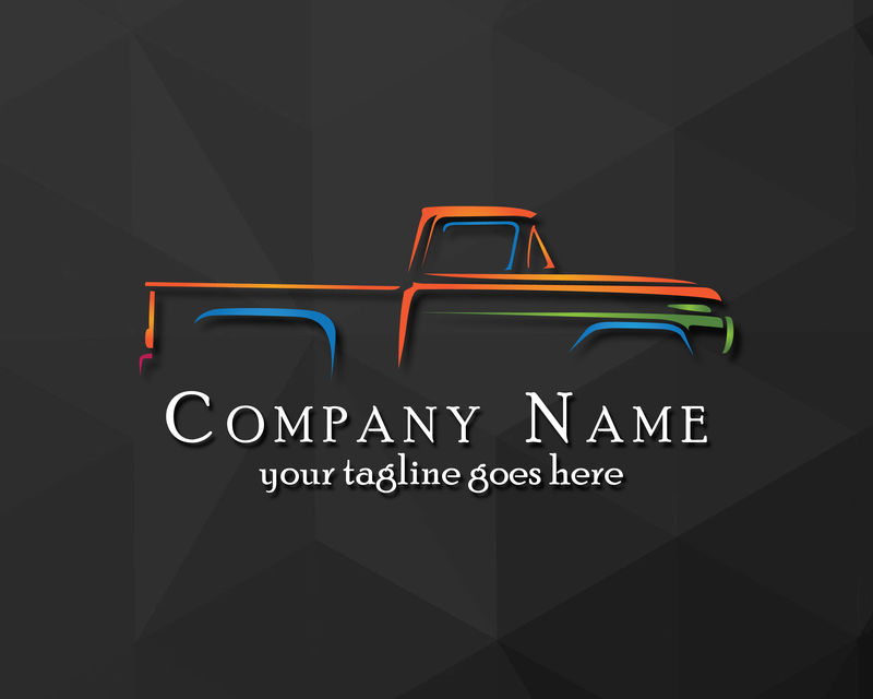 矢量的彩色企业标志