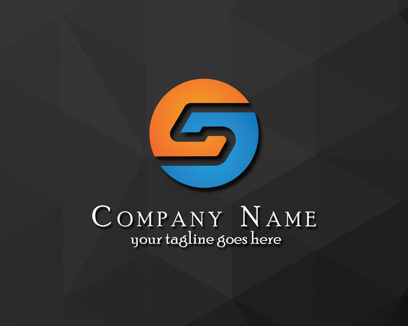 矢量的彩色企业标志