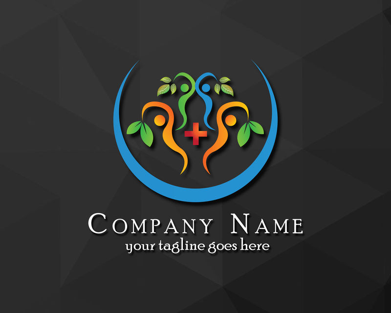 矢量的彩色企业标志