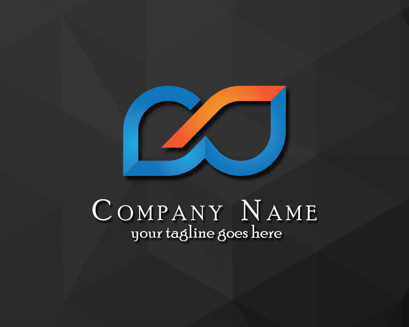 矢量的彩色企业标志