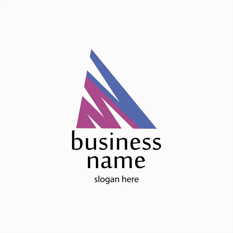 抽象矢量标识设计模板-创意概念图标